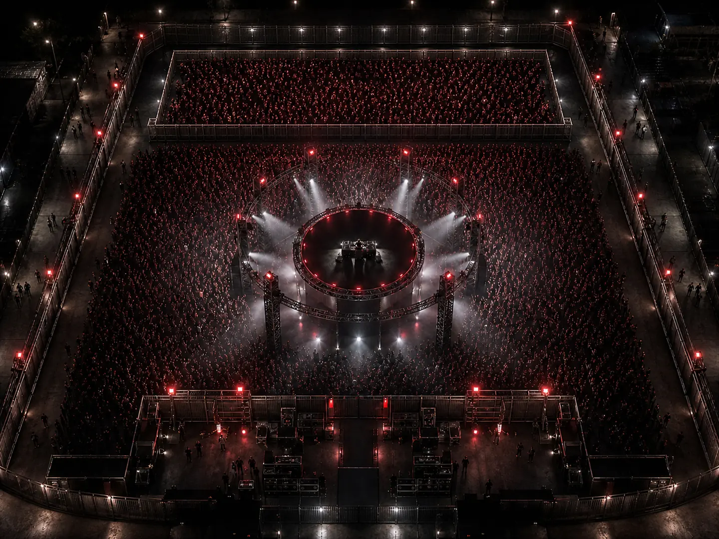 Vista da arena do Barretos Trap Festival
